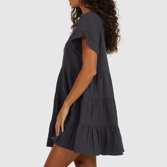 Billabong Black Pixie Mini Dress - Picture 5 of 6